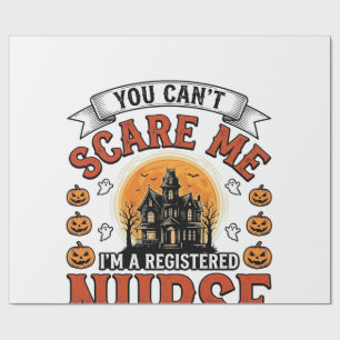 Halloween Krankenschwester Vintage Gruseliger Regi Geschenkpapier
