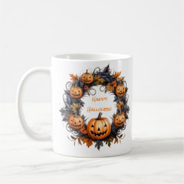 Halloween-Kranz Happy Halloween Kaffeetasse