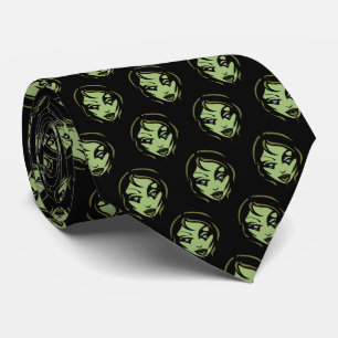 Halloween-Krawatte Niedlich Zombie Neckties Custom Krawatte
