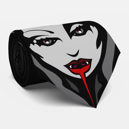 Halloween Krawatte Vampire Halloween Neckties Cust (Gerollt)
