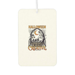 Halloween Kreative Kinder Silhouette Halbmond W Autolufterfrischer