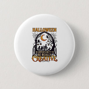 Halloween Kreative Kinder Silhouette Halbmond W Button