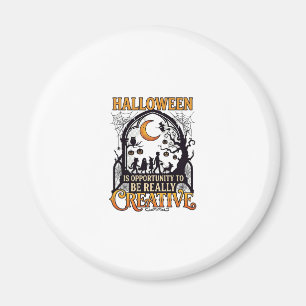 Halloween Kreative Kinder Silhouette Halbmond W Magnet