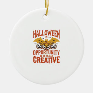 Halloween Kreativer Kürbis Fledermaus Vintage Vekt Keramik Ornament