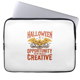 Halloween Kreativer Kürbis Fledermaus Vintage Vekt Laptopschutzhülle