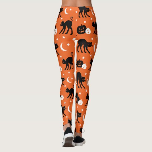 HALLOWEEN KREEPY CAT LEGGINGS (Rückseite)