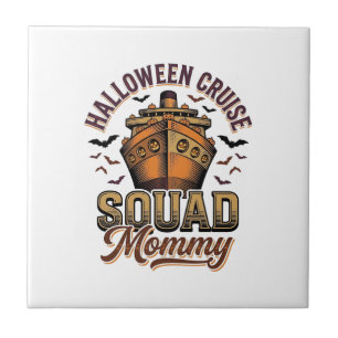 Halloween Kreuzfahrt Mami Vintage Schiff Squad Des Fliese