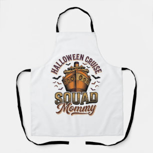 Halloween Kreuzfahrt Mami Vintage Schiff Squad Des Schürze