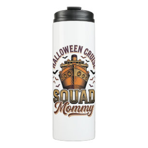 Halloween Kreuzfahrt Mami Vintage Schiff Squad Des Thermosbecher