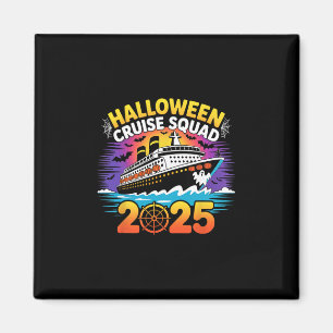Halloween-Kreuzfahrt-Squad-Familie-lustige-Pyjamas Magnet
