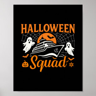 Halloween Kreuzfahrt Team 2025 Familie Kreuzfahrt Poster