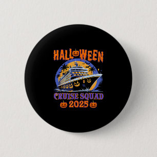 Halloween Kreuzfahrt Team 2025 Gruseliger Kürbis K Button