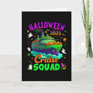 Halloween Kreuzfahrt-Team 2025 passende Kreuzfahrt Karte