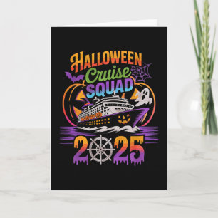 Halloween Kreuzfahrt Team 2025 passende Kreuzfahrt Karte
