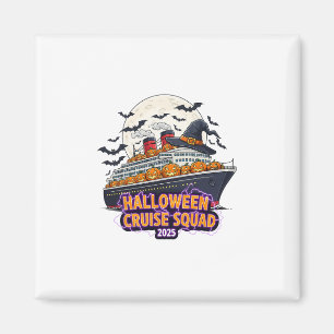 Halloween Kreuzfahrt Team 2025 passende Kreuzfahrt Magnet