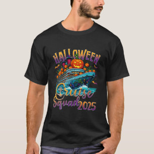 Halloween Kreuzfahrt Team 2025 Urlaub passende Fam T-Shirt