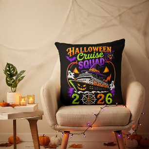 Halloween Kreuzfahrt Team 2026 passende Kreuzfahrt Kissen