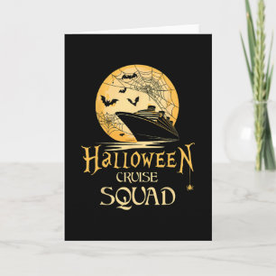 Halloween Kreuzfahrt Team Familienkreuzfahrt Kreuz Karte