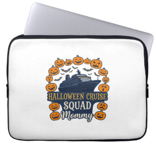 Halloween Kreuzfahrt Team Mami Schiff Kürbisse Fle Laptopschutzhülle