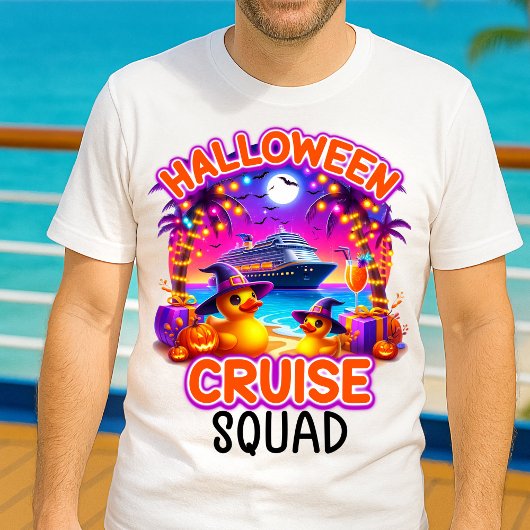 Halloween-Kreuzfahrt-Team-Shirts T-Shirt