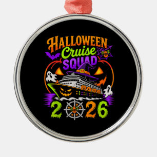 Halloween Kreuzfahrt-Truppe 2026 passende Kreuzfah Ornament Aus Metall