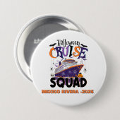 Halloween Kreuzfahrt-Truppe Custom Button (Vorne & Hinten)