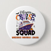 Halloween Kreuzfahrt-Truppe Custom Button (Vorderseite)