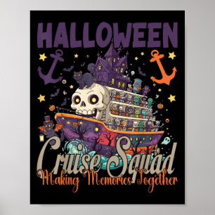 Halloween-Kreuzfahrtsteam 2025 Halloween-Reise Fam Poster