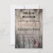 Halloween-Kriminalitätsuntersuchung Save the Date (Vorderseite)