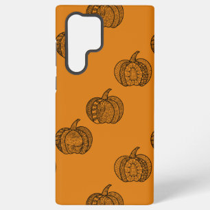 Halloween Kritzeleien Boho Mandala Kürbisse Herbst Samsung Galaxy Hülle