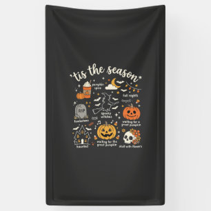 Halloween-Kritzeleien Die Saison Hexen-Design Banner