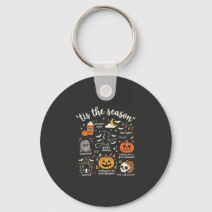 Halloween-Kritzeleien Die Saison Hexen-Design Schlüsselanhänger