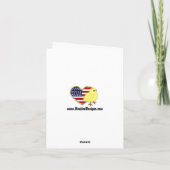 Halloween-Kuchen-Zeichen Karte (Rückseite)