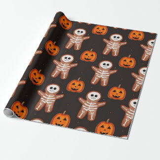 Halloween-Küchengemüse-Skelett-Geschenkpapier Geschenkpapier