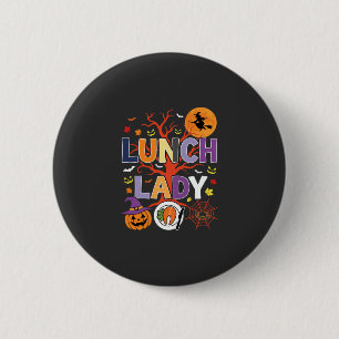 Halloween Küchenhexe Vektor Button