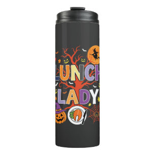 Halloween Küchenhexe Vektor Thermosbecher