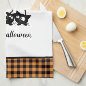 Halloween Küchentuch (Viertel Falte)