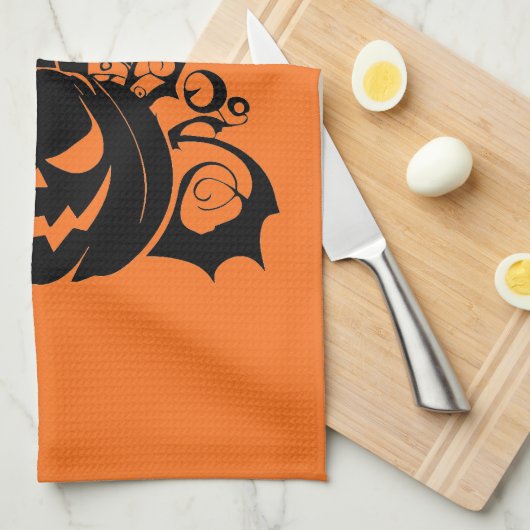 Halloween Küchentuch (Viertel Falte)