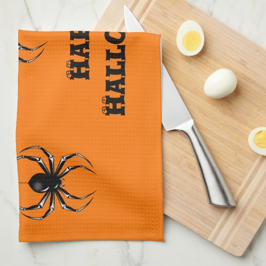 Halloween Küchentuch (Viertel Falte)