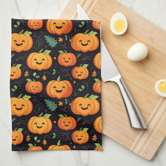 Halloween Küchentuch (Viertel Falte)