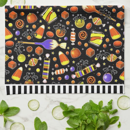 Halloween Küchentuch (Gefaltet)