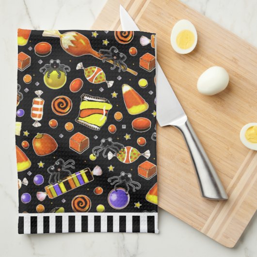 Halloween Küchentuch (Viertel Falte)