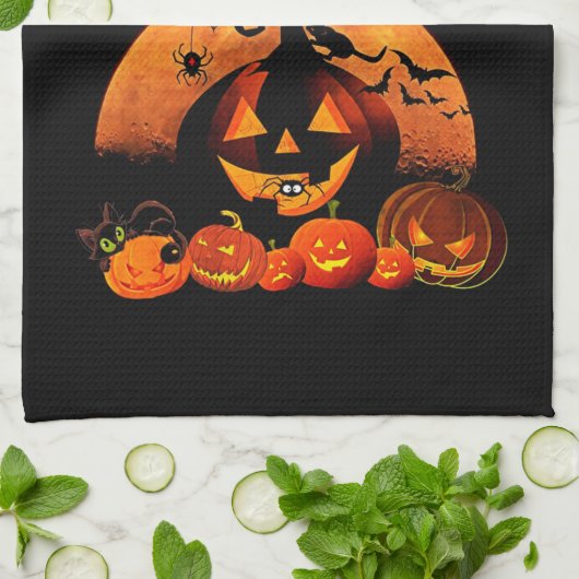 Halloween Küchentuch (Gefaltet)