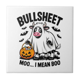 Halloween-Kuh Fliese