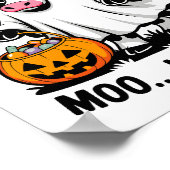 Halloween-Kuh Poster (Ecke)
