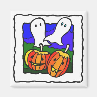 Halloween-Kühlschrankmagnet "Geister, Pumpkins" Magnet