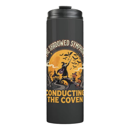 Halloween-Kultdirigent Thermosbecher (Vorderseite)