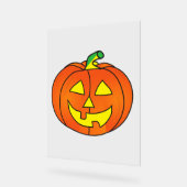 Halloween-Kürbis Acrylschild (Winkel)