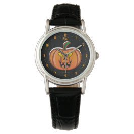 Halloween-Kürbis Armbanduhr