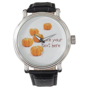 Halloween-Kürbis Armbanduhr